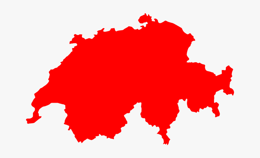 Swiss Map, Switzerland, Map, Svizzera, Suisse, Europe - Switzerland Map Graphic, HD Png Download