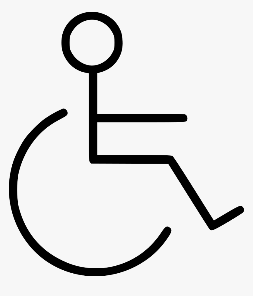 Disabled Disable Wheelchair - Icon, HD Png Download