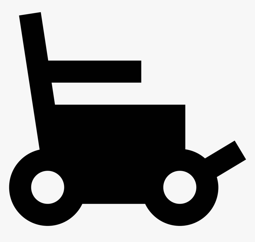 Electric Wheelchair Icon, HD Png Download