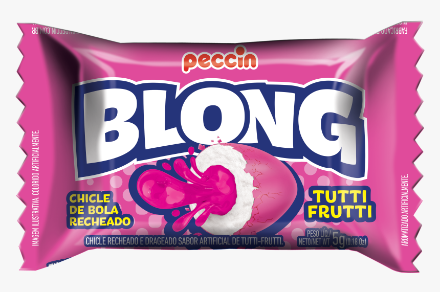 Chicle Blong Tutti Frutti Peccin 200g, HD Png Download