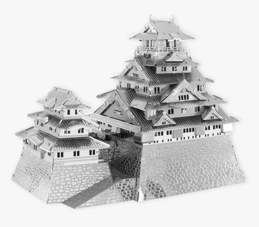 Picture Of Osaka Castle - Metal Earth Osaka Castle, HD Png Download
