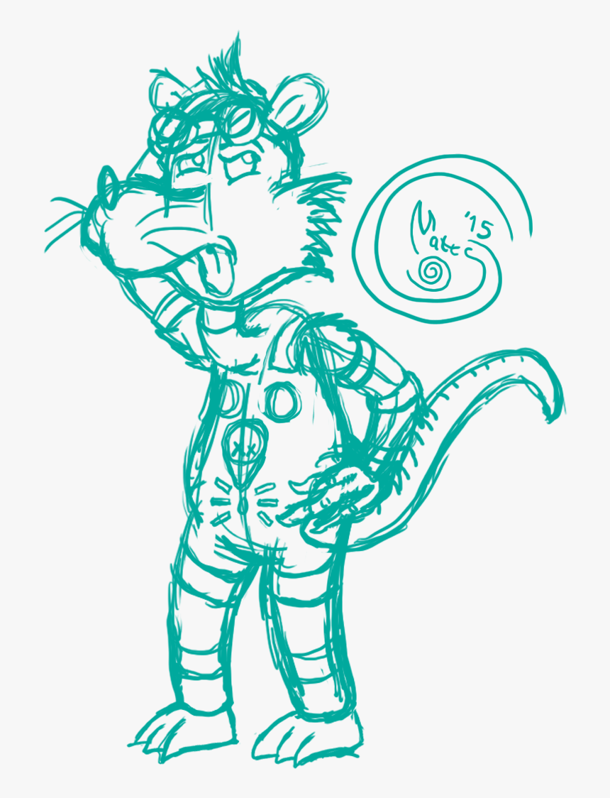 Day 93 Lab Rat - Cartoon, HD Png Download