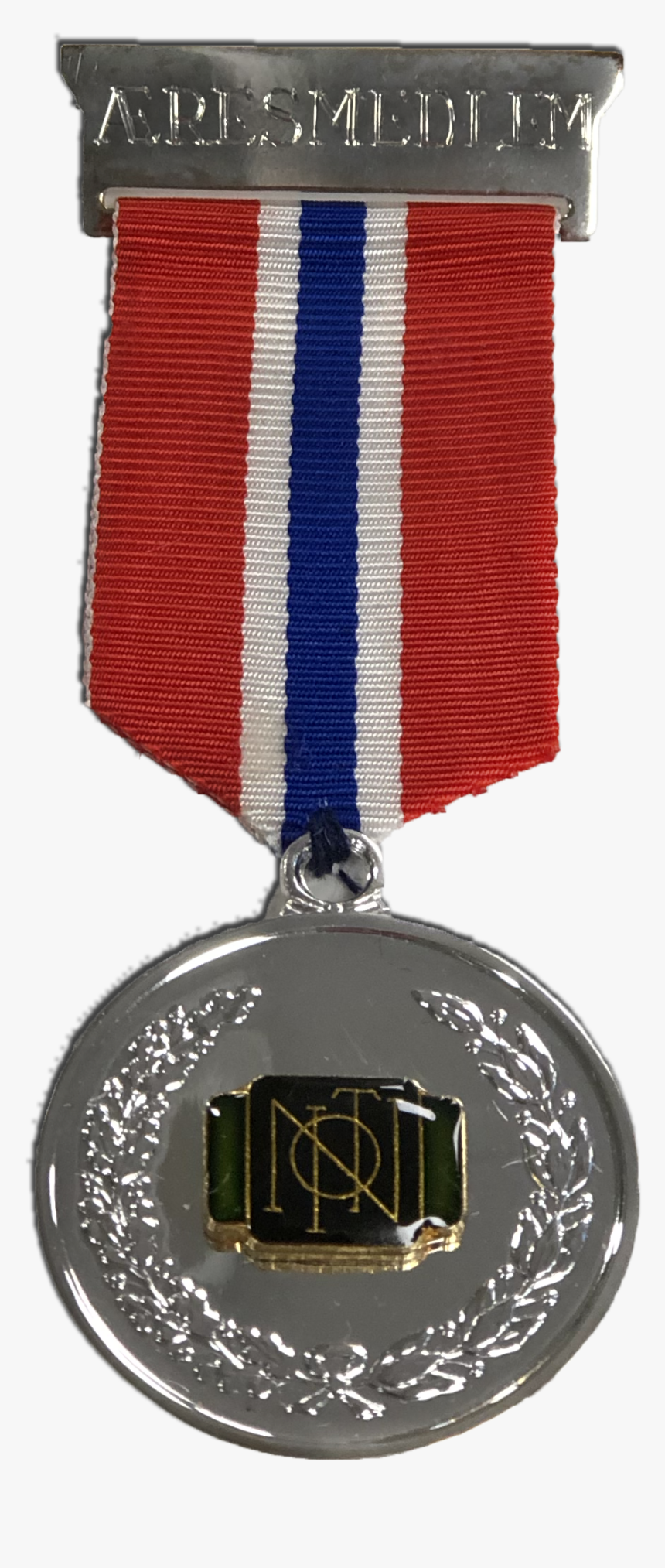 File - Aeresmedalje - Silver Medal, HD Png Download