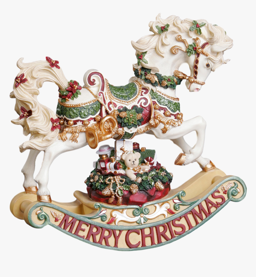 Christmas Rhapsody Rocking Horse Fig 8 
 Class - San Francisco Music Box Company Rocking Horses, HD Png Download