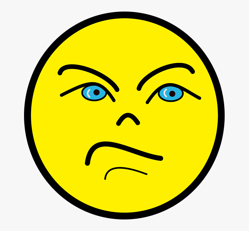 Angry, Anger, Disappointed, Las, Cute, Child, Fun - Vector Graphics, HD Png Download