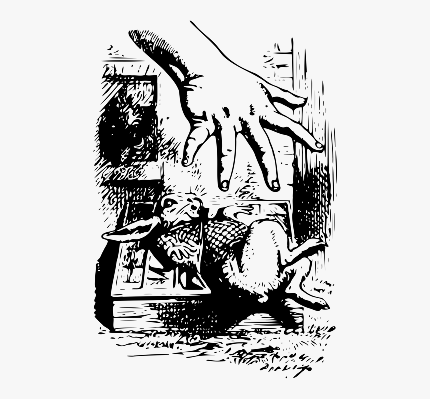 John Tenniel Alice In Wonderland Rabbit, HD Png Download