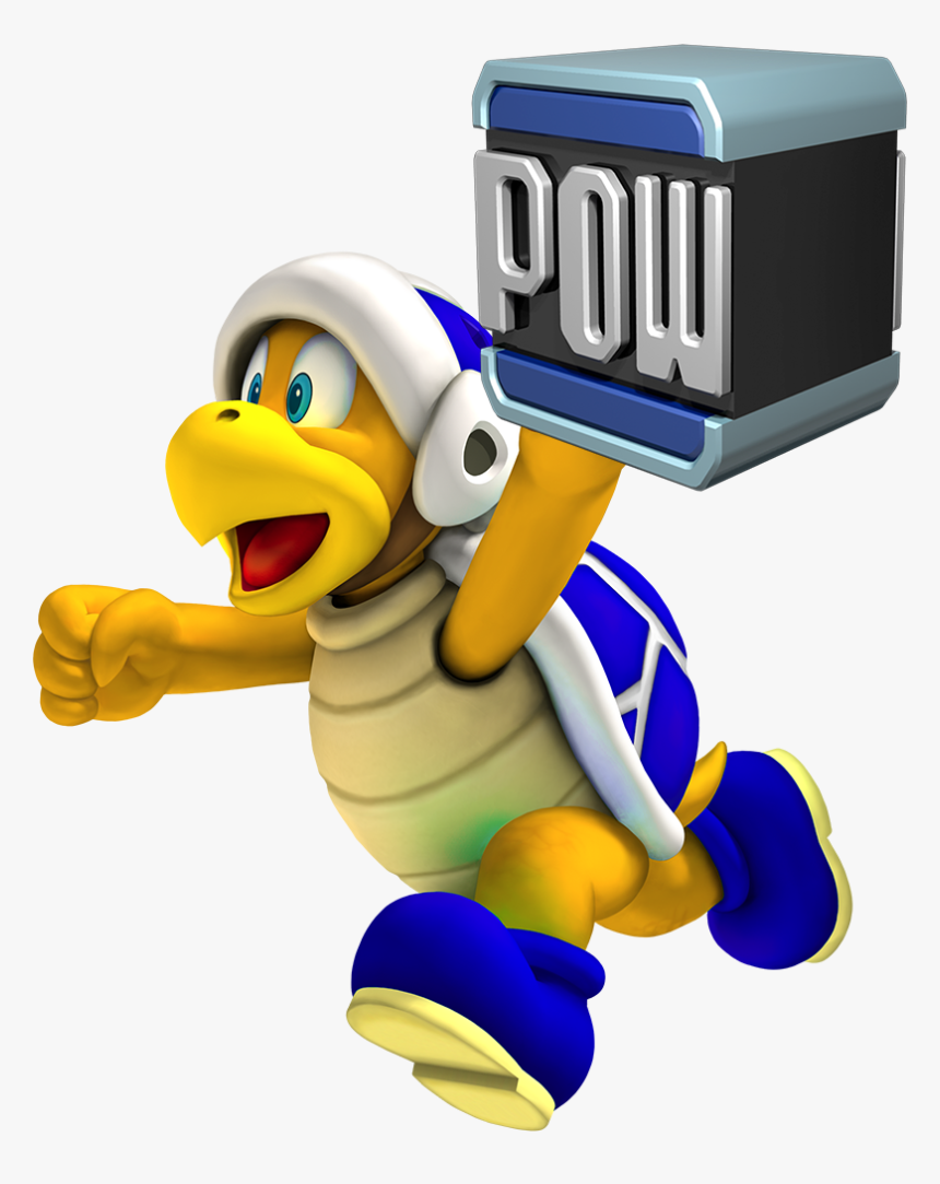 Pow Block Bro - Mario Dark Hammer Bro, HD Png Download