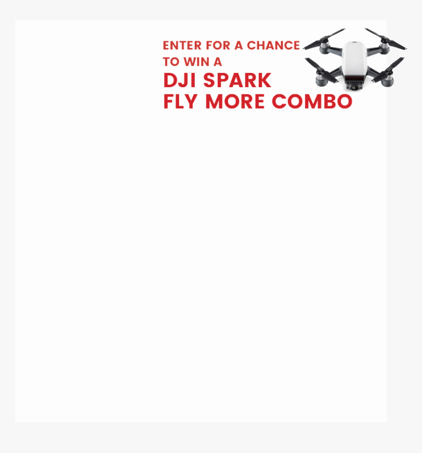 Enter For A Chance To Win A Dji Spark Fly More Combo - Flag, HD Png Download