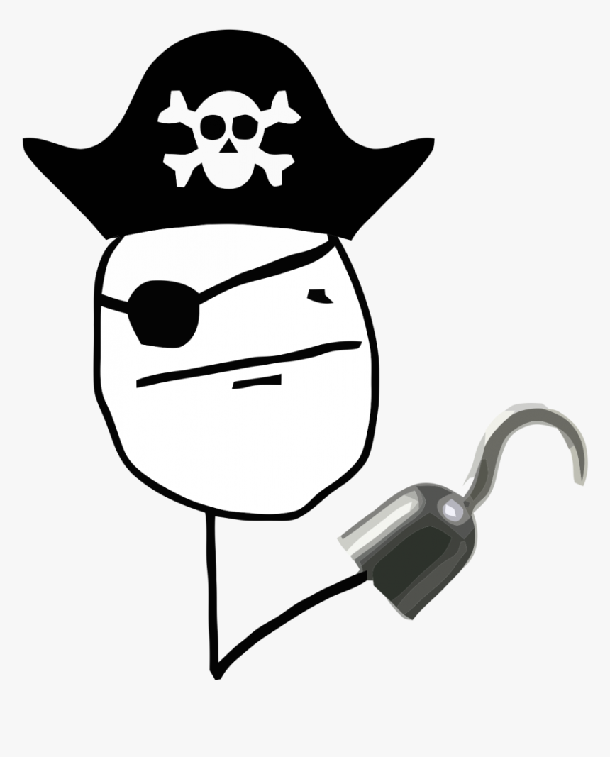 Pirate Poker Face, Hd Png Download , Png Download - Pirate Poker Face Meme, Transparent Png