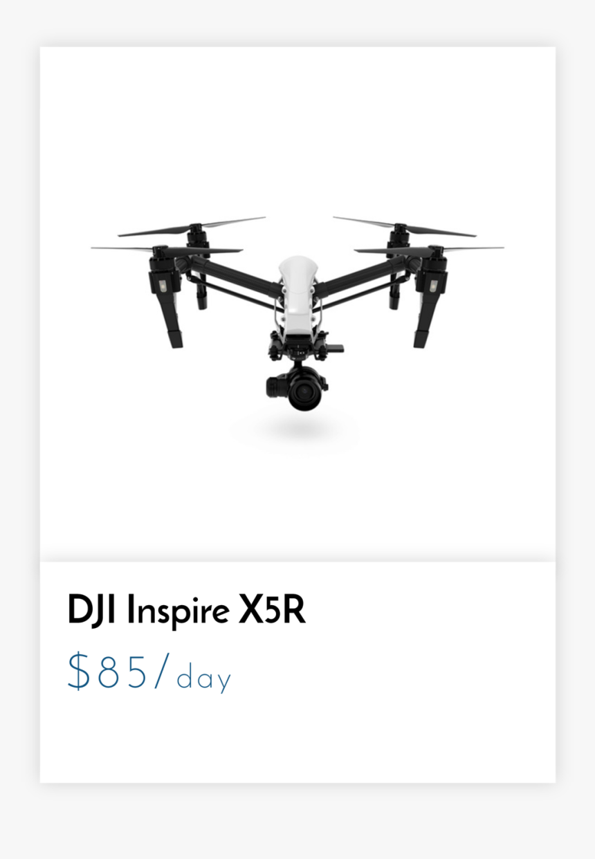 Dji Inspire X5r - Dji Inspire 1 Raw, HD Png Download
