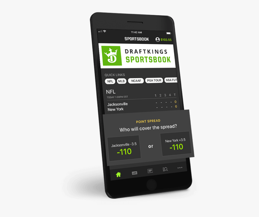 Draftkings Mobile Sports Book 
 Class Img Responsive - Draftkings Mobile Sports Betting, HD Png Download
