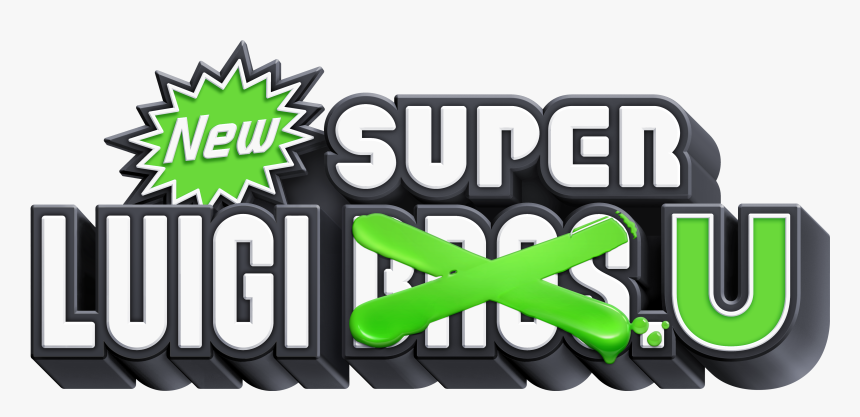 New Super Luigi U Title, HD Png Download