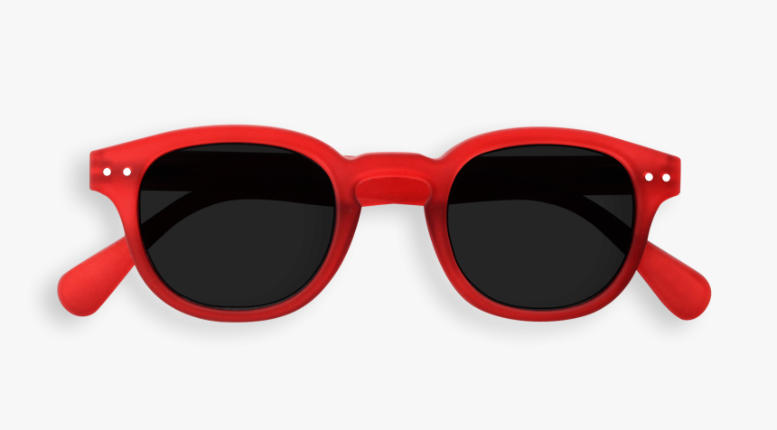 Lens Sunglasses Red Izipizi Hq Image Free Png Clipart - Sunglasses Red, Transparent Png