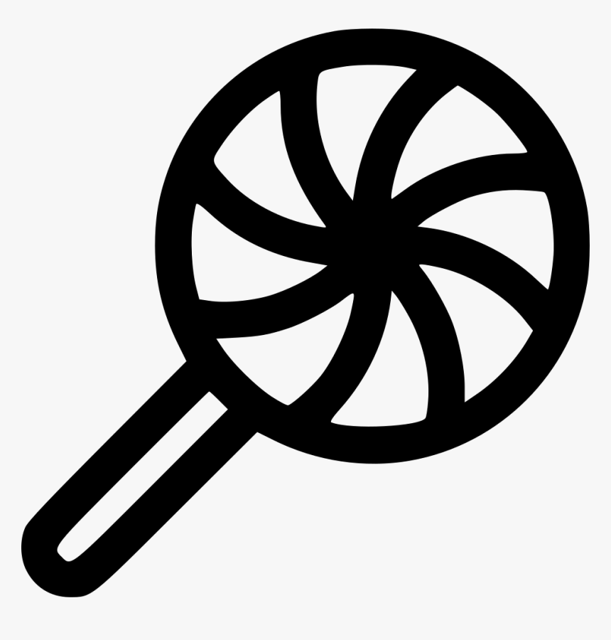Lollypop - Outline Of A Lollipop, HD Png Download