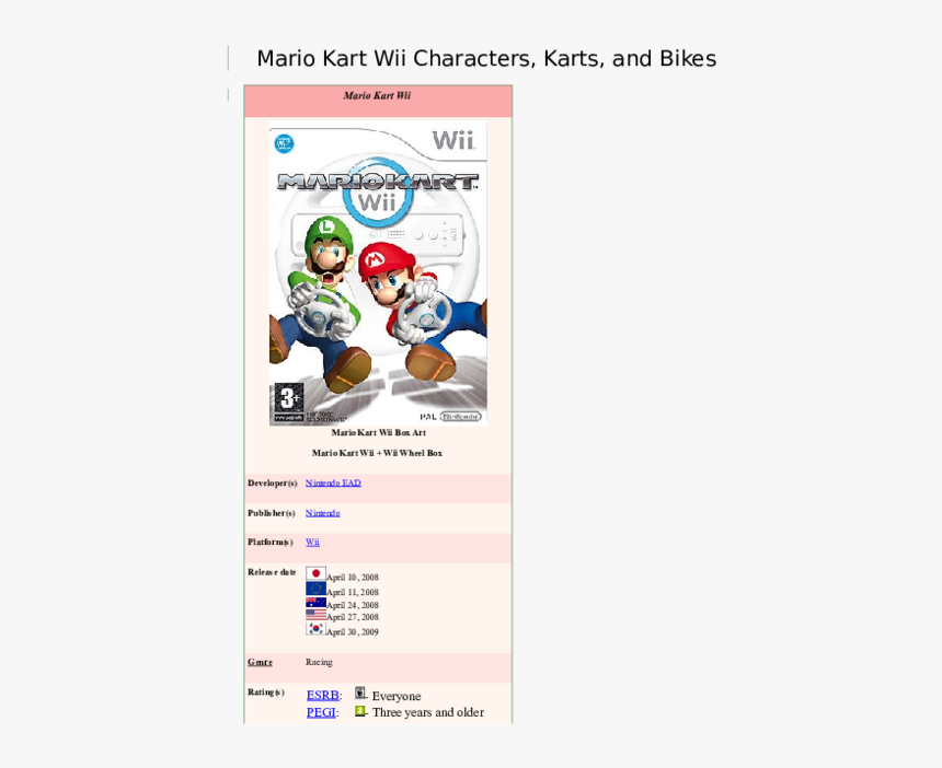 Mario Kart Wii, HD Png Download