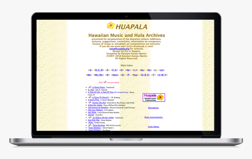 Current Homepage Of Huapala - Flat Panel Display, HD Png Download