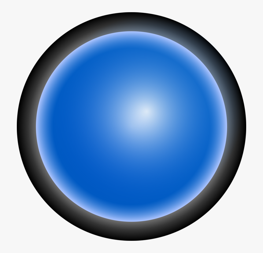 Blue,atmosphere,ball - Led Blue Png, Transparent Png