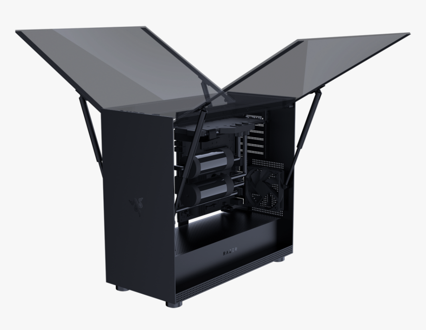 New Razer Tomahawk Pc Gaming Chassis With Chroma Lighting - New Razer Pc Case, HD Png Download