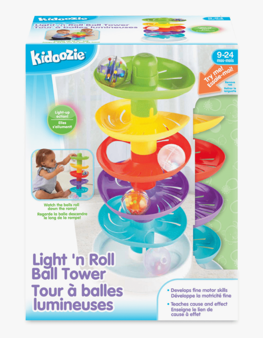 Kidoozie Light N Roll Ball Tower, HD Png Download
