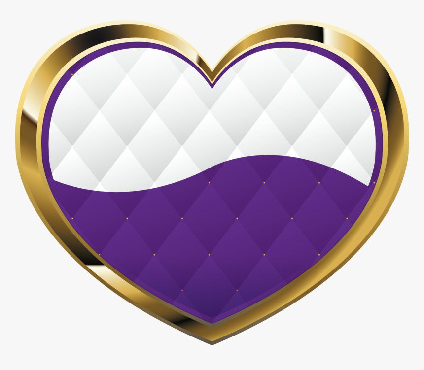 Purple Heart Euclidean Vector Metal - Heart, HD Png Download