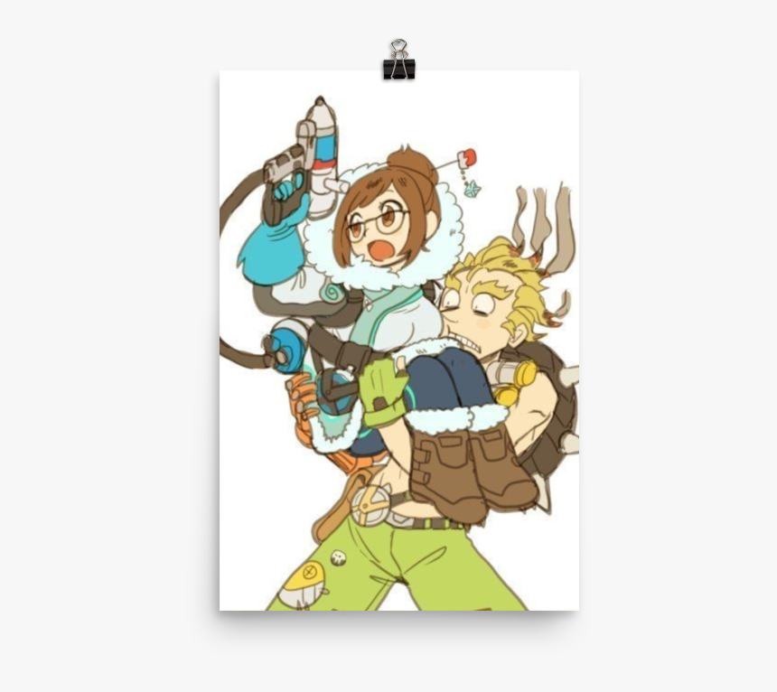 Overwatch Junkrat And Mei, HD Png Download