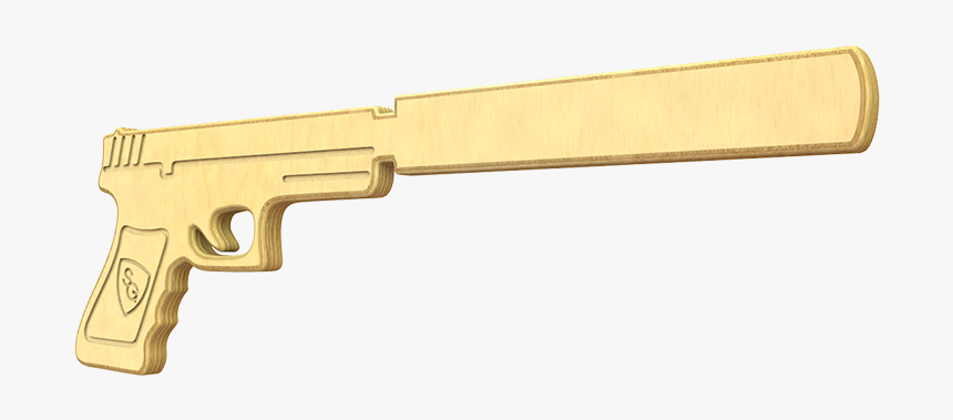 Silenced Pistol Toy, HD Png Download