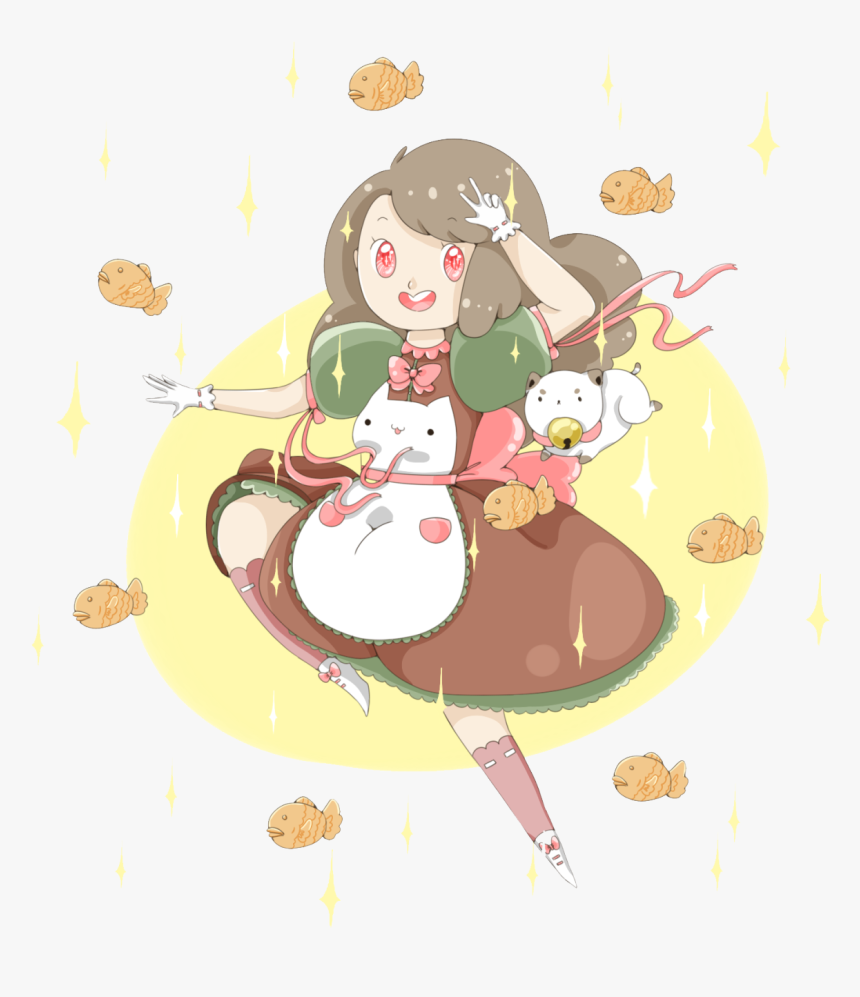 Puppycat Really Wants That Taiyaki - Cartoon, HD Png Download