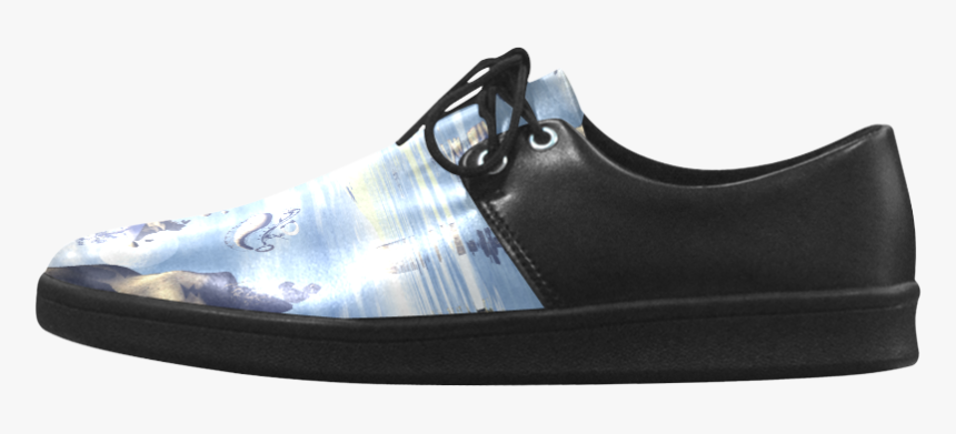 Fantasy World With Flying Rocks Over The Sea Brogue - Leather, HD Png Download