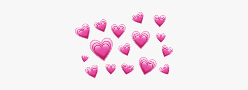#hearts #love #heart #pink #pinkheart #heartcrown #layers - Strawberry, HD Png Download