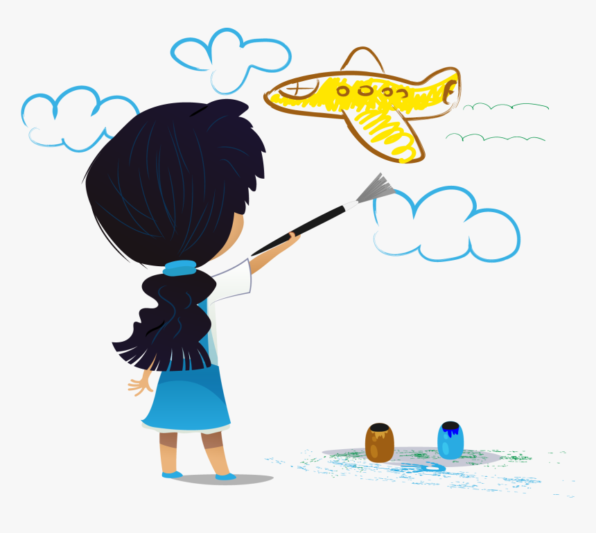 5-minute Crafts Kids - Niños Pintando Png, Transparent Png