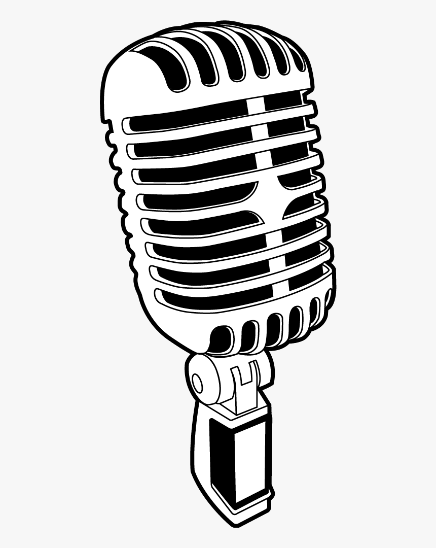 Microphone Vintage Vector Png, Transparent Png