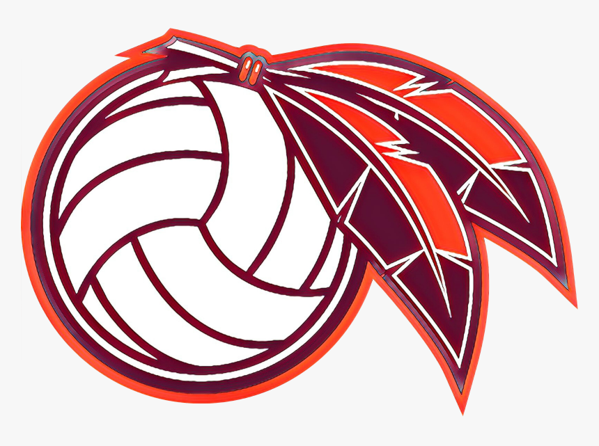 Sports Association Clip Art Illustration Volleyball Maroon Volleyball