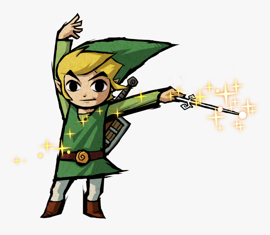 Zelda Clipart Wii U - Link Wind Waker Wand, HD Png Download