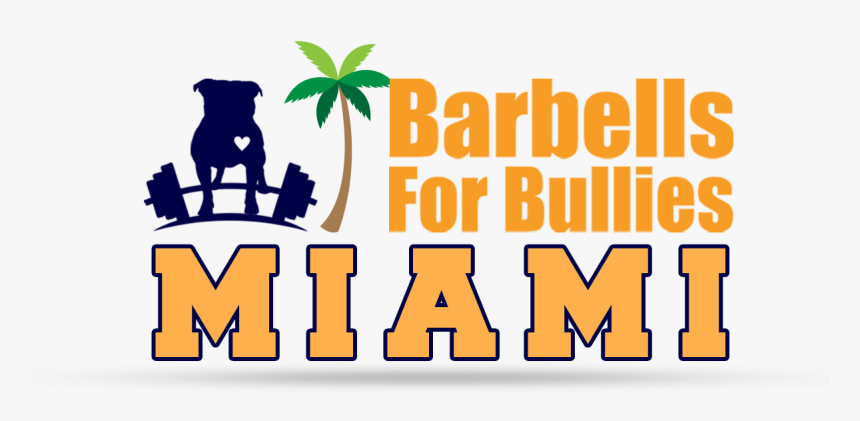 Barbells For Bullies Miami Clipart , Png Download - Triburbana, Transparent Png