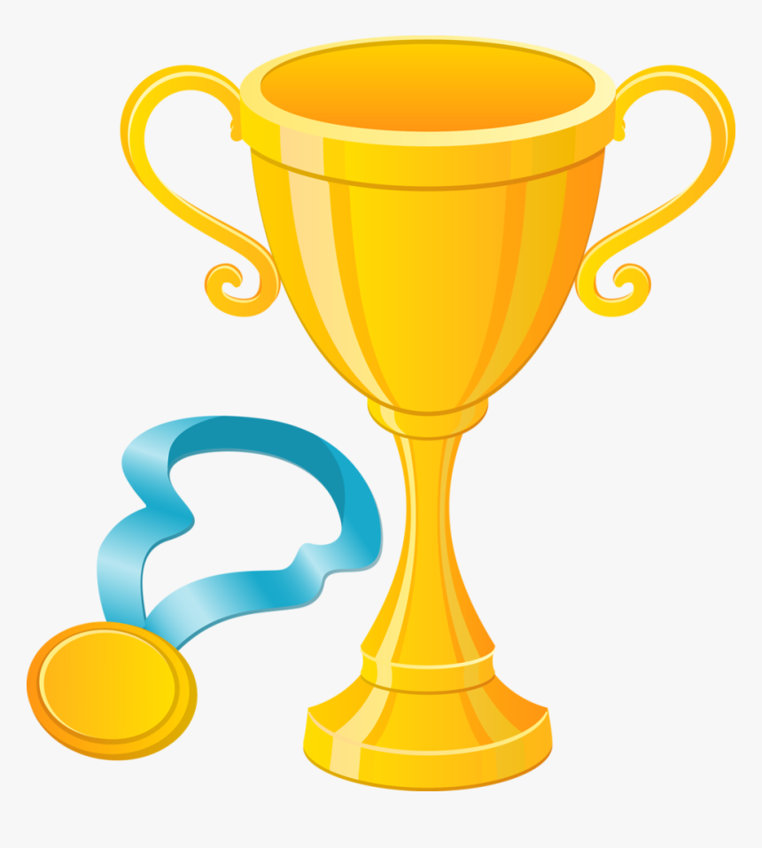 Trophy With Gold Medal - Мои Достижения Картинка Png, Transparent Png