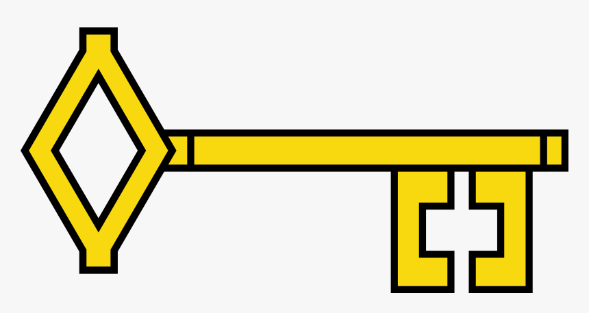 Key Clipart Yellow, HD Png Download