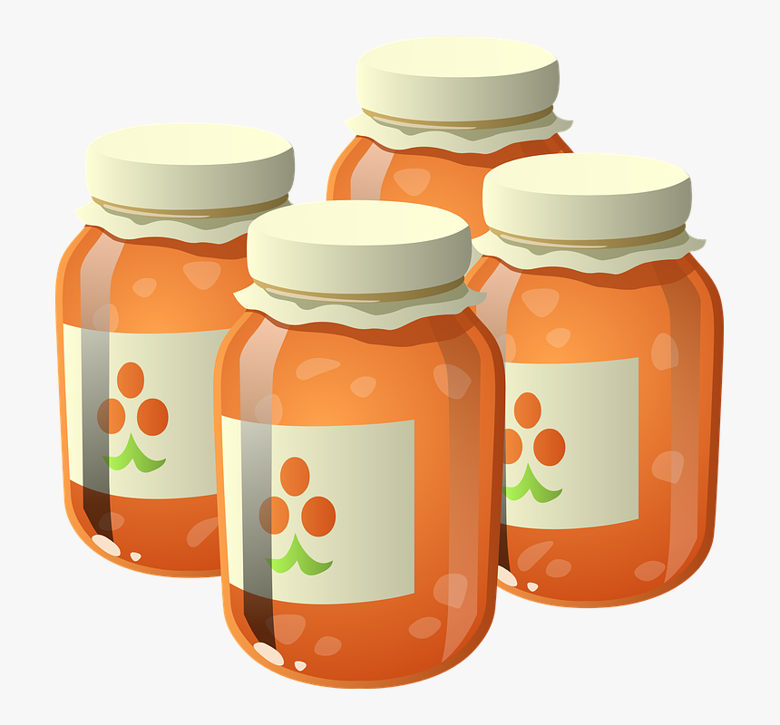 Transparent Mason Jar Clipart - Preserve Jar Clipart, HD Png Download