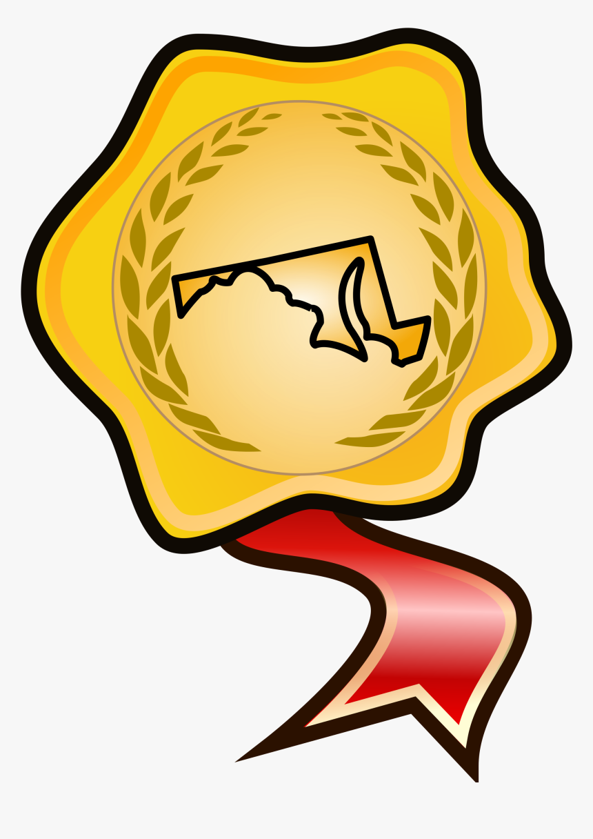 File Md Gold Medal Svg Wikimedia Commons - Portable Network Graphics, HD Png Download