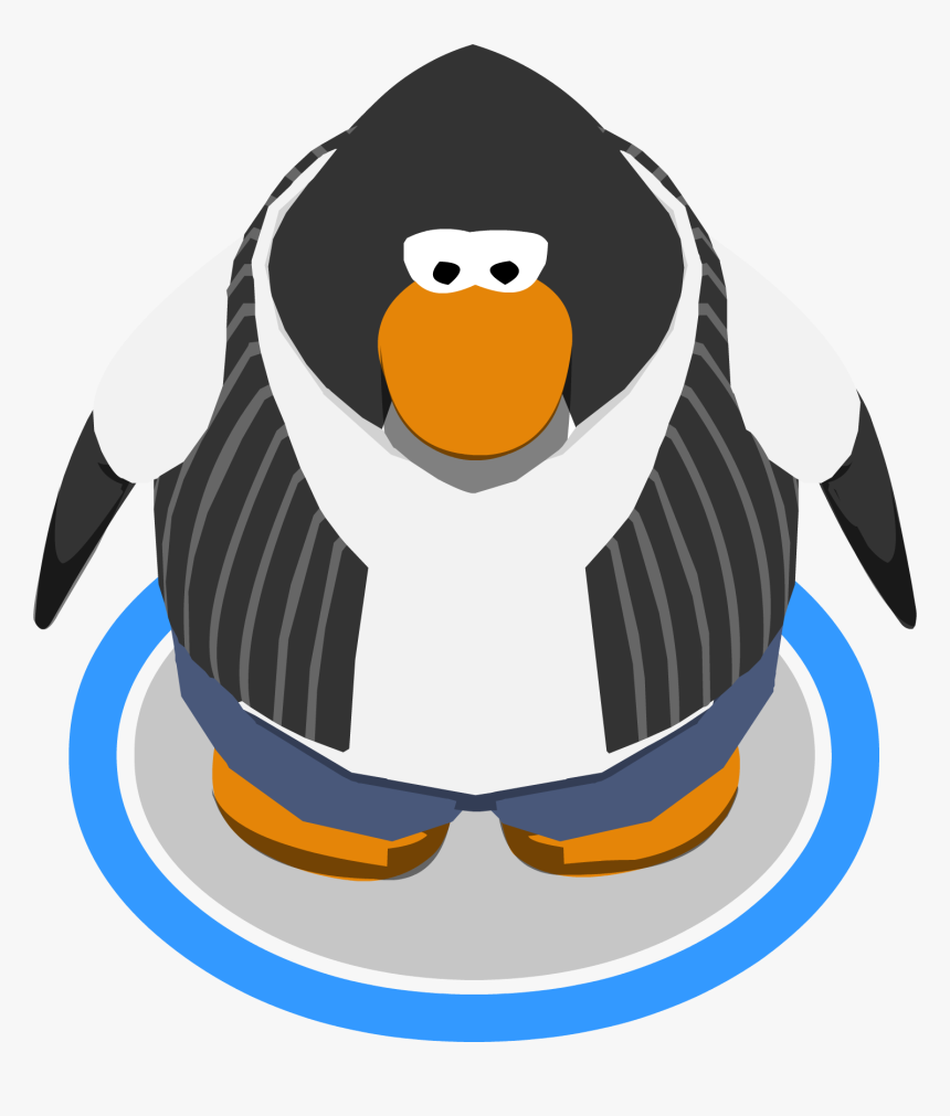 Petey K S Black Vest And Jeans Ig - Club Penguin Penguin Sprite, HD Png Download