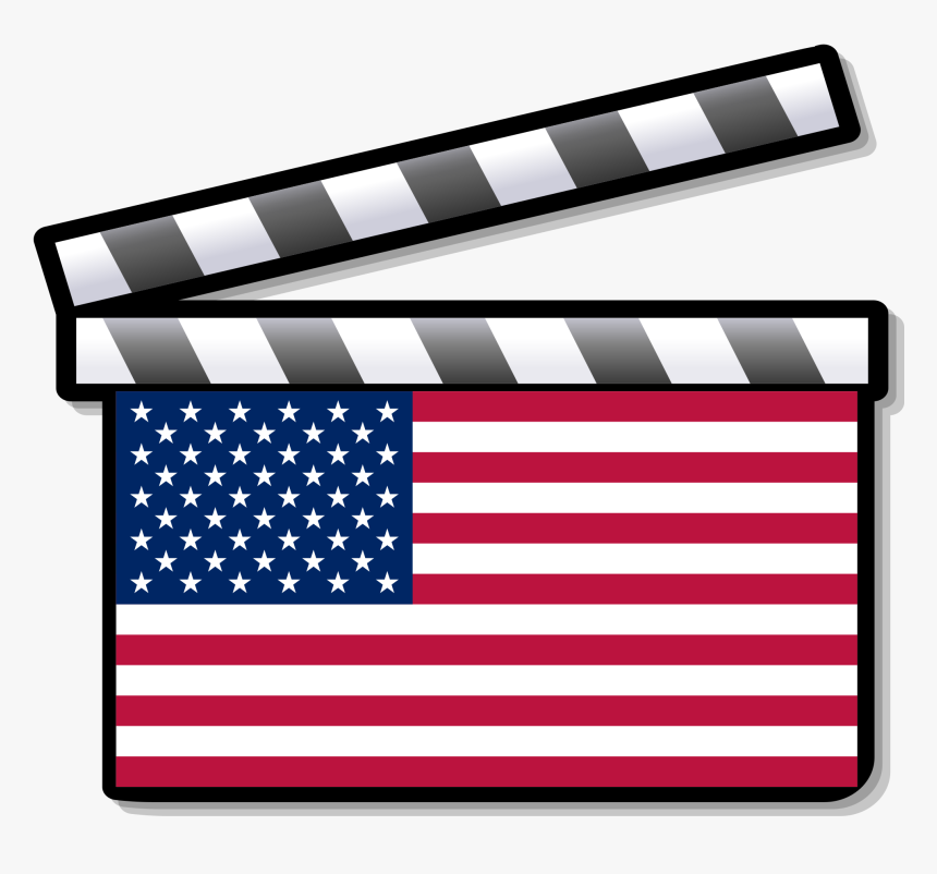 United States Film Clapperboard - Cinema In The Usa, HD Png Download