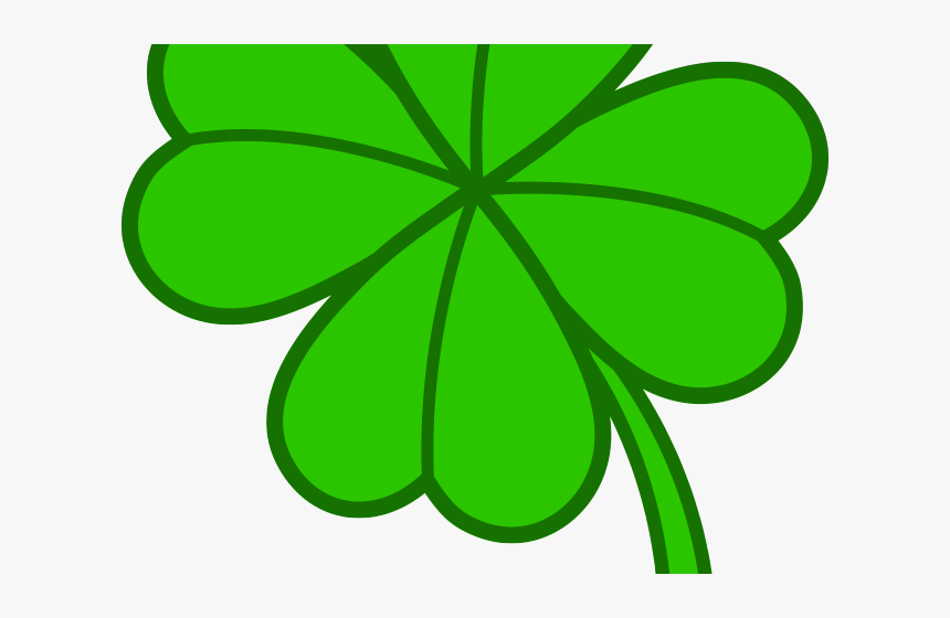 Clover Clipart Clip Art - 4 Leaf Lucky Clover, HD Png Download