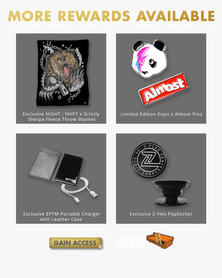 Zumiez Stash Rewards, HD Png Download