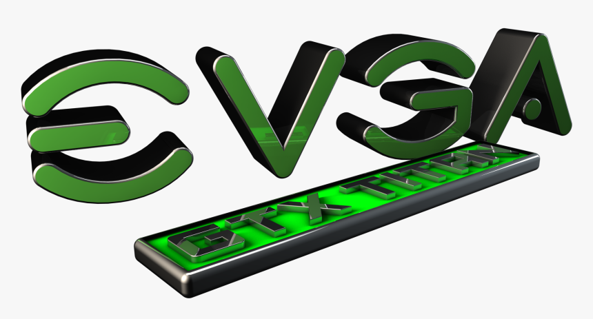 Evga Geforce Gtx Titan Logos 3d - Evga, HD Png Download