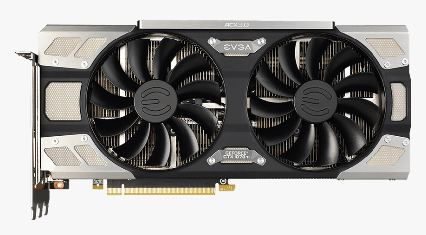 Gtx 1070 Ti Ftw Ultra Silent, HD Png Download