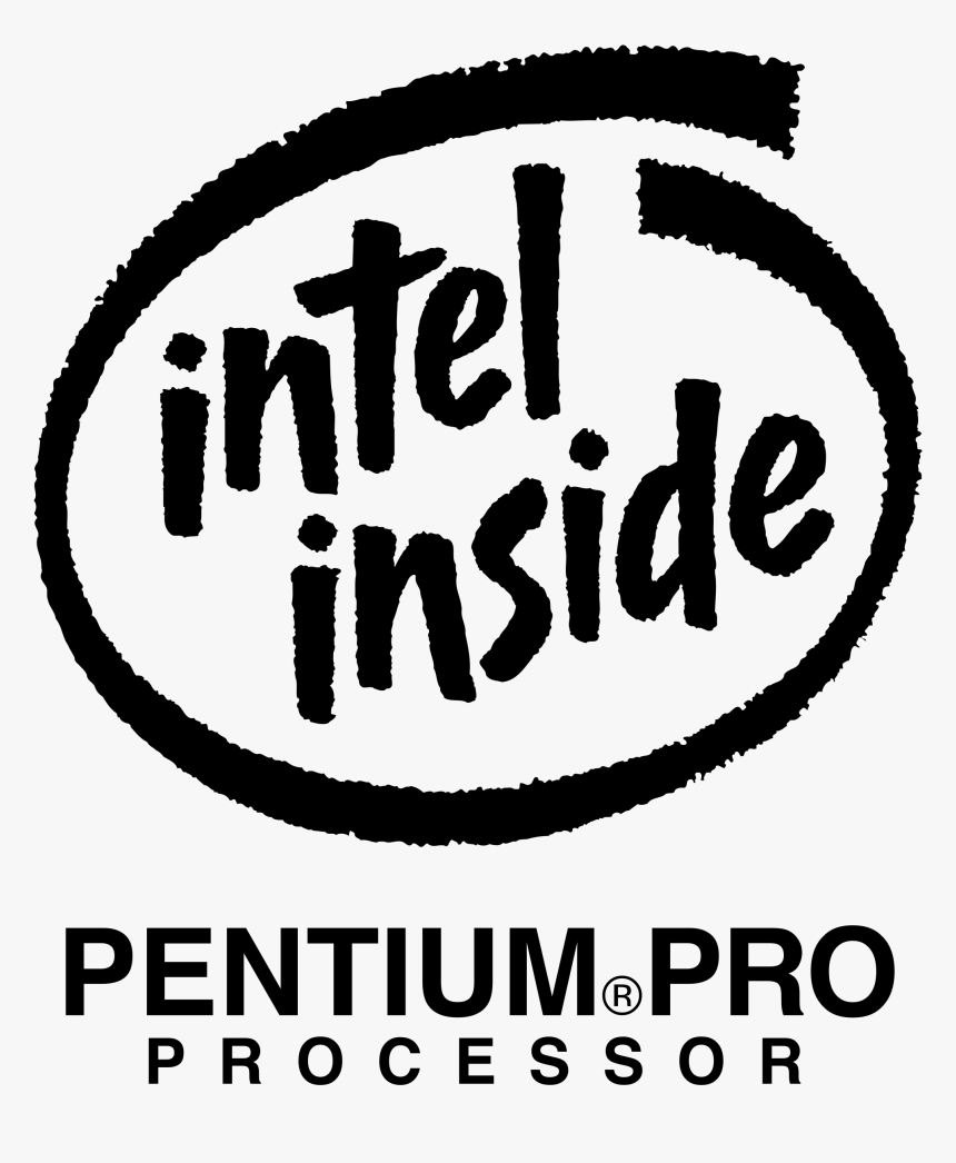 Intel Inside Pentium Pro, HD Png Download