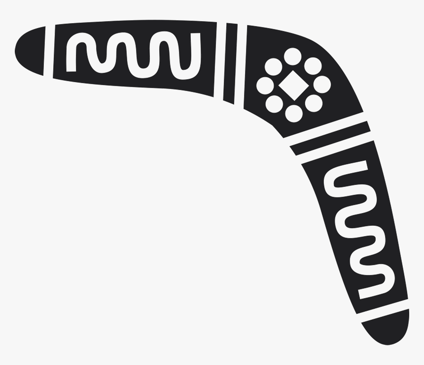Boomerang Black And White, HD Png Download