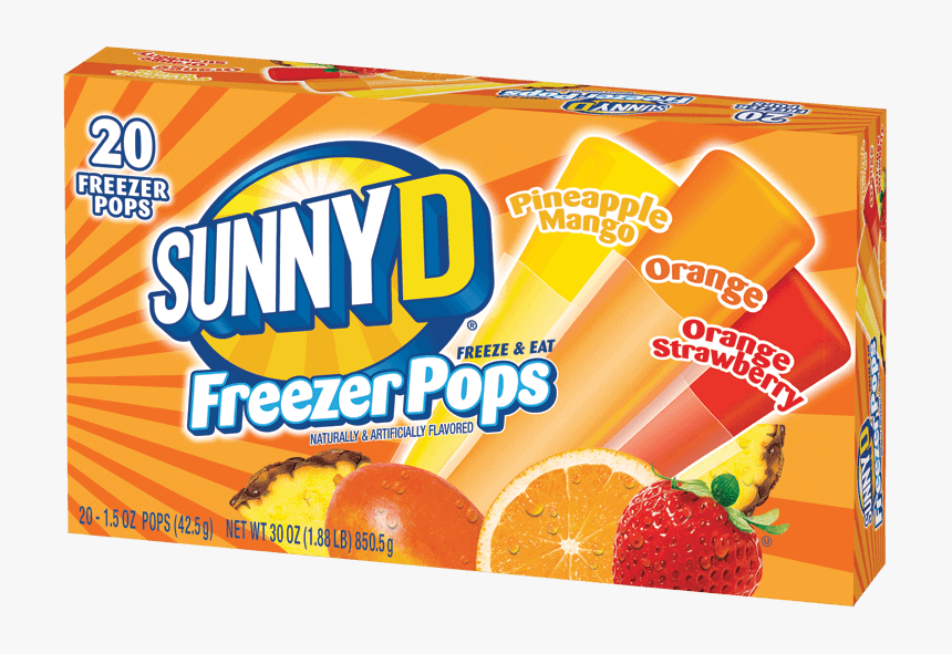 Sunnyd 20ct/1 - 5oz - Sunny D Pineapple Mango, HD Png Download