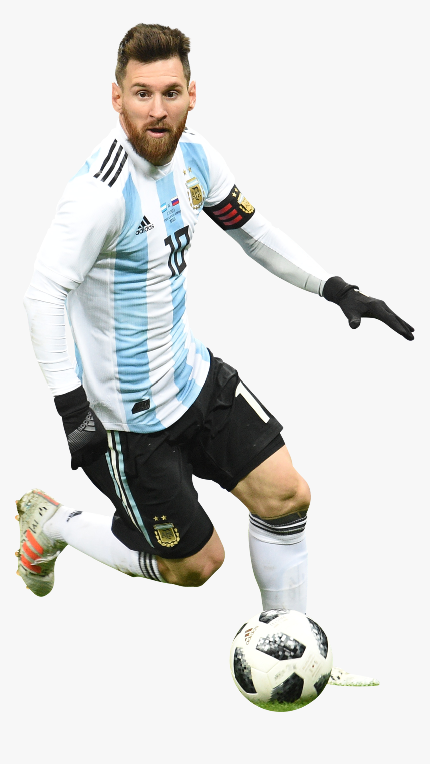 Football Player Png - Messi Argentina 2018 Png, Transparent Png