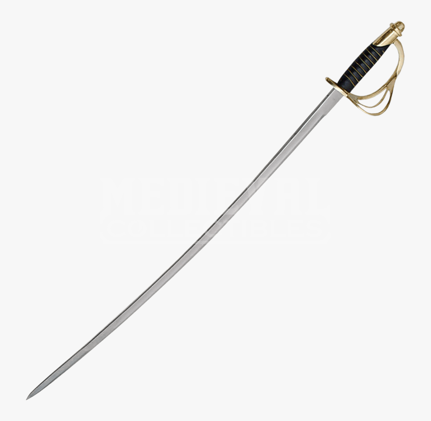 1860 Black Handle Cavalry Saber - Balling Gun, HD Png Download