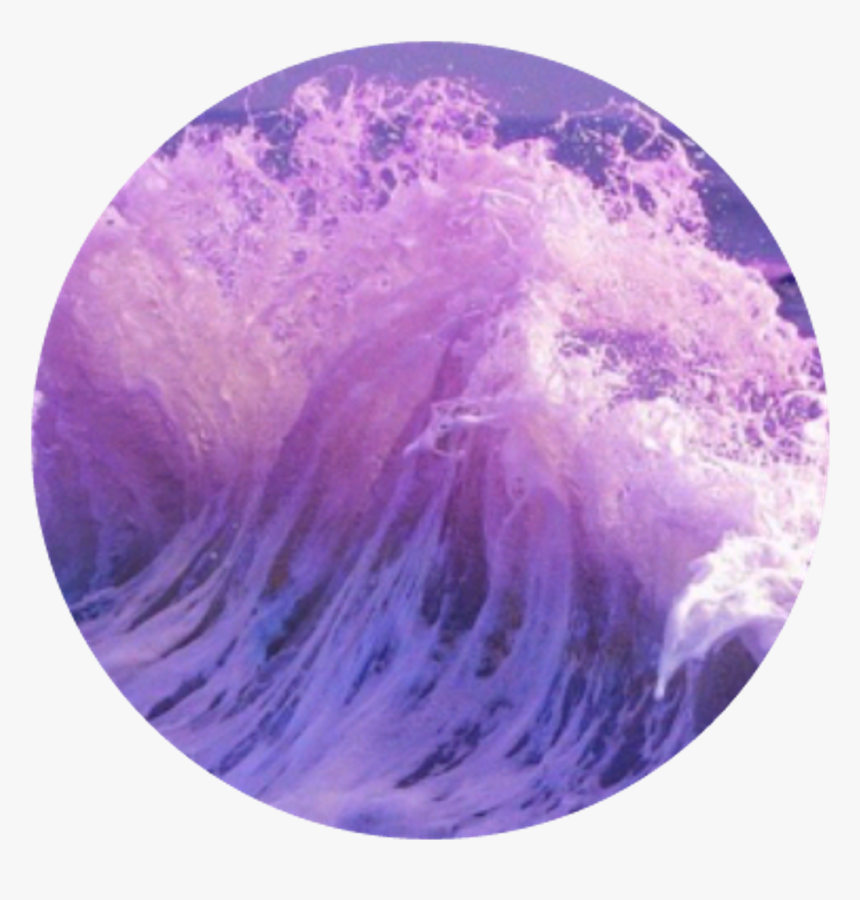 Wave Splash Crest Whitehorses - Aesthetic Png Sea Purple, Transparent Png